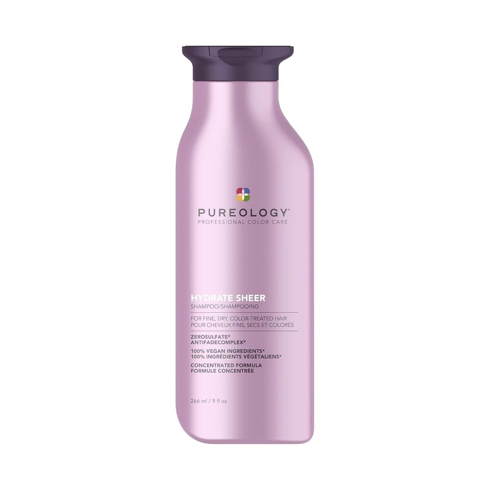 Pureology Hydrate Sheer Shampoo - Lightweight, Fine or Dry Color-Treated Hair